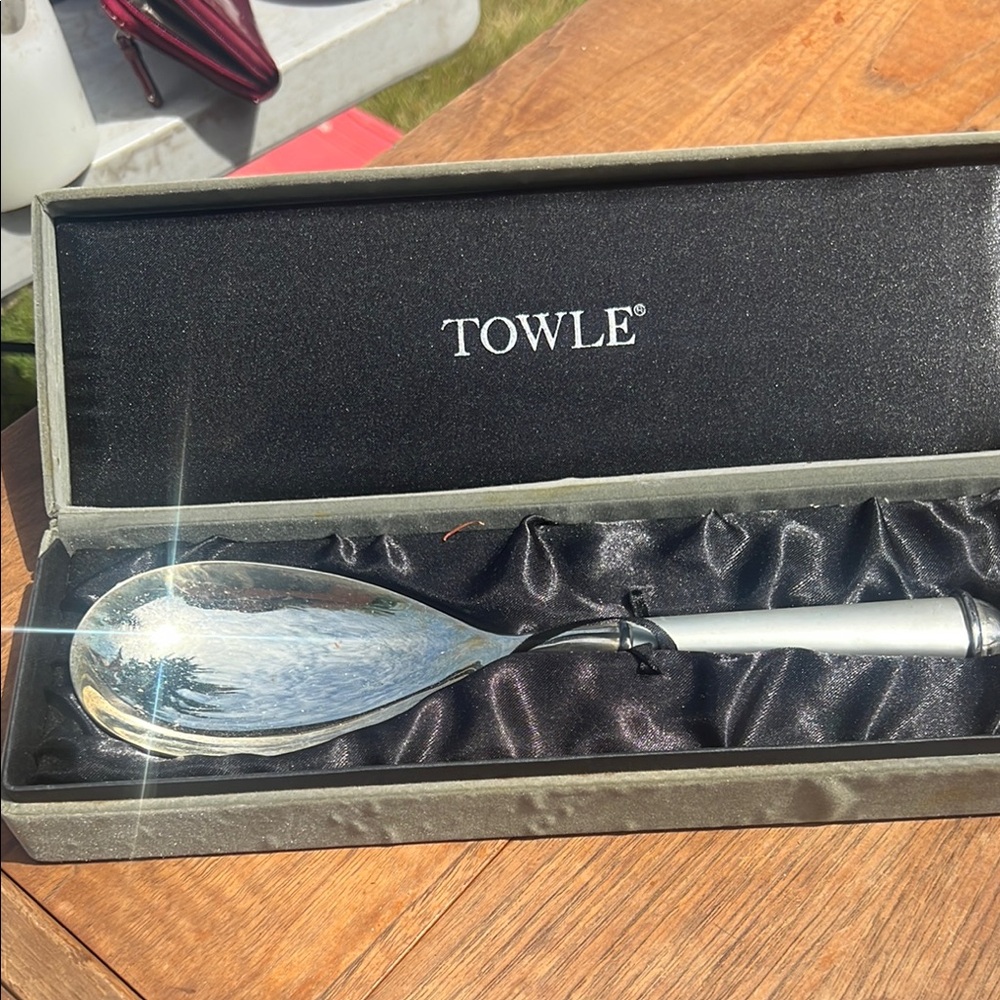 Towle Silver Plated Serving Spoon